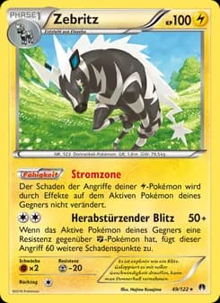 Zebritz card in German
