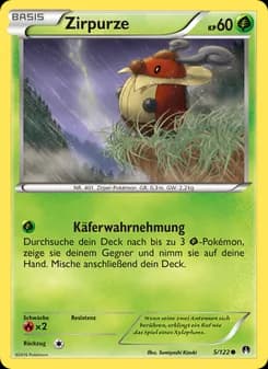 Zirpurze card in German
