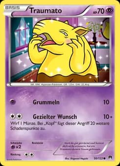 Traumato card in German