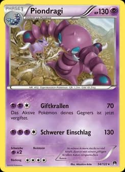 Piondragi card in German