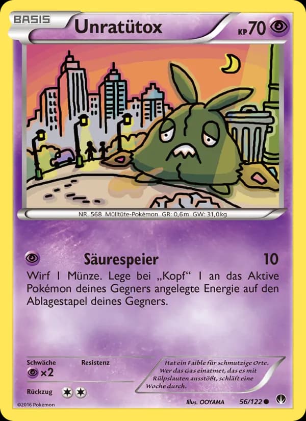 Unratütox card in German