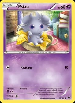 Psiau card in German