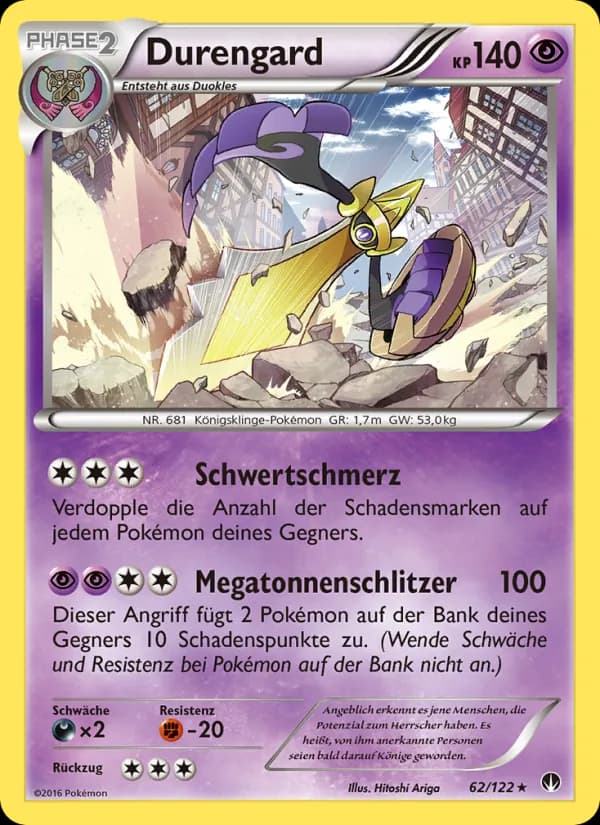 Durengard card in German