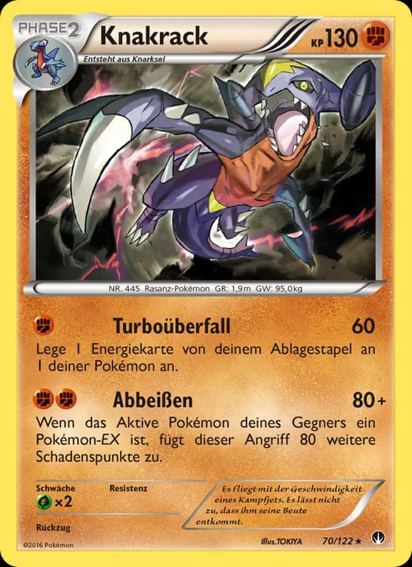 Knakrack card in German
