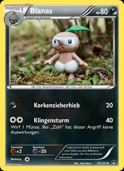 Blanas card in German