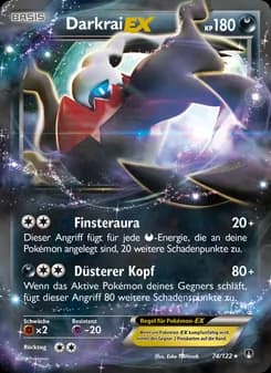 Darkrai EX card in German