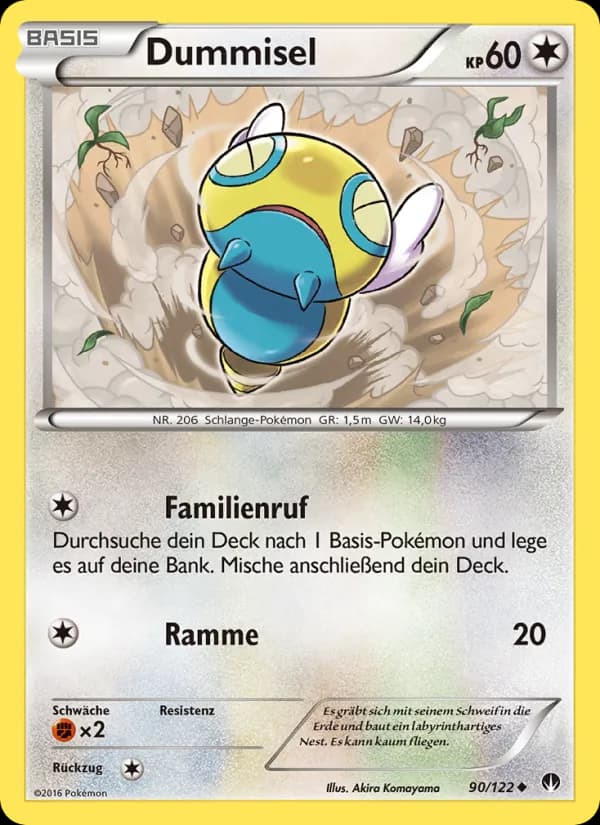 Dummisel card in German