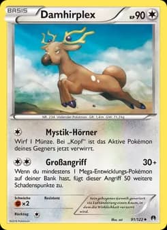Damhirplex card in German