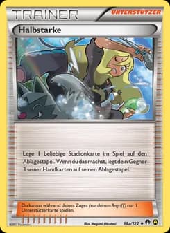 Halbstarke card in German