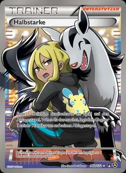 Halbstarke card in German