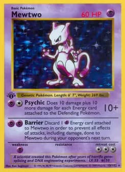 Mewtwo card in English