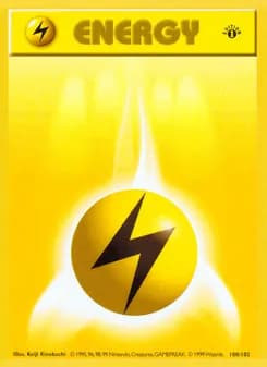 Lightning Energy card in English