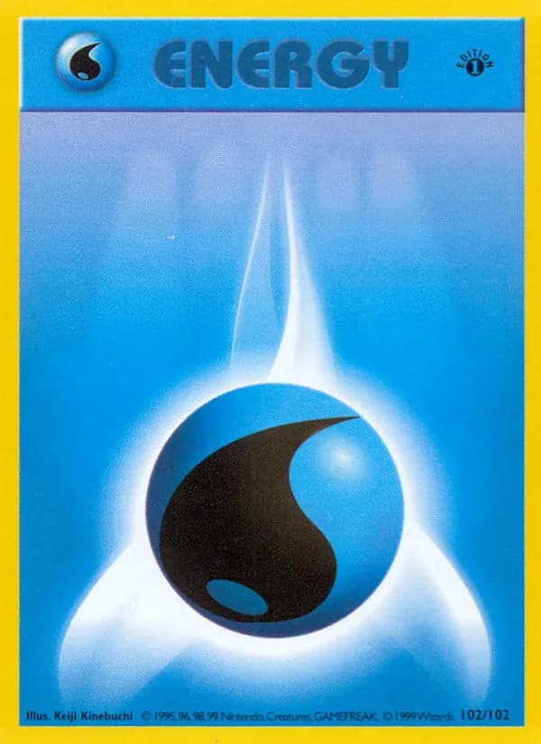 Water Energy card in English