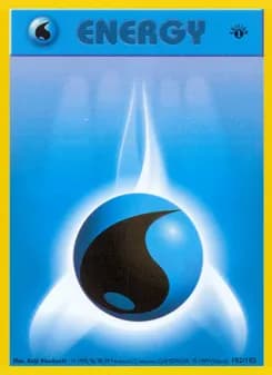 Water Energy card in English