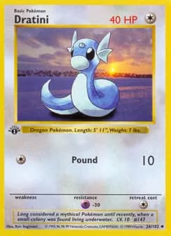 Dratini card in English
