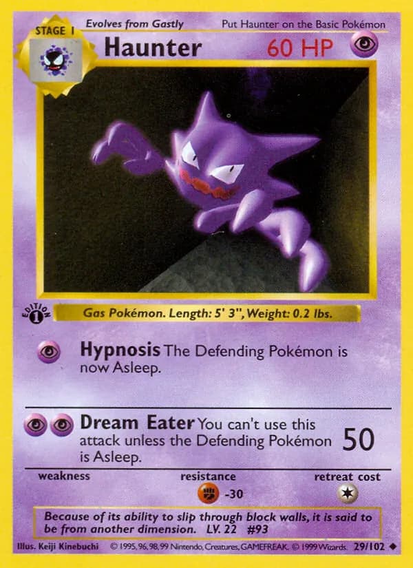 Haunter card in English