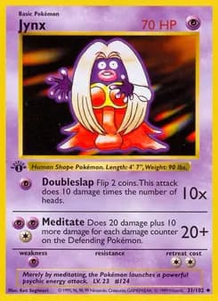 Jynx card in English