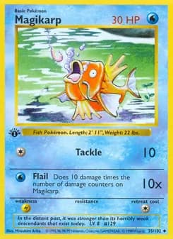 Magikarp card in English
