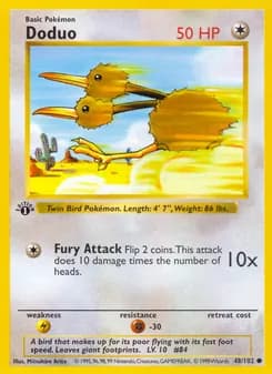 Doduo card in English