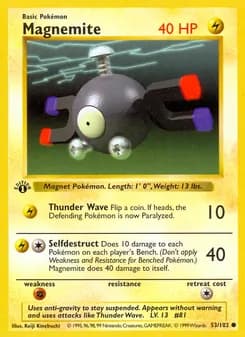 Magnemite card in English