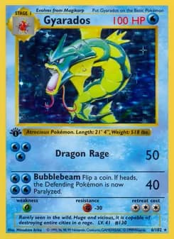 Gyarados card in English
