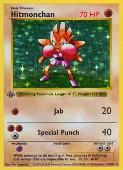 Hitmonchan card in English