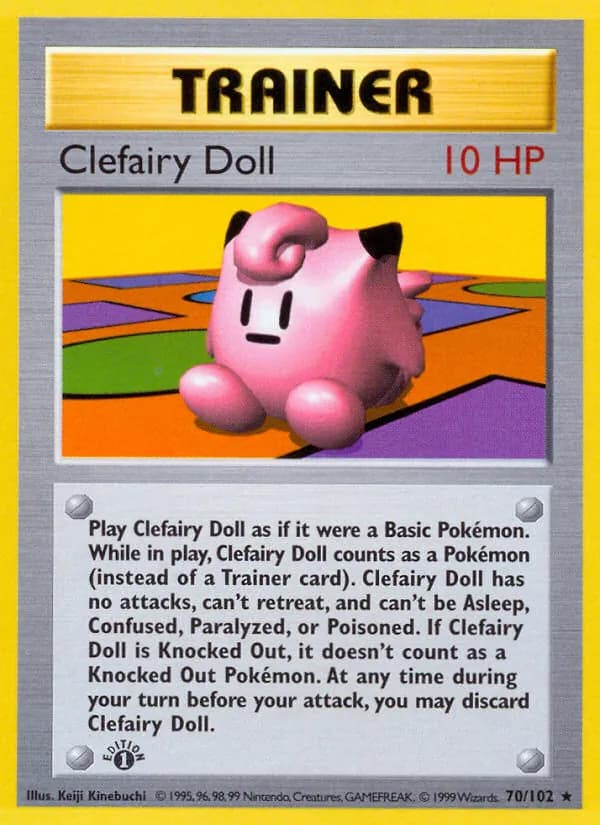 Clefairy Doll card in English