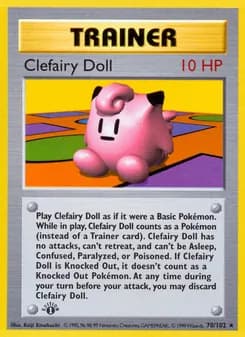 Clefairy Doll card in English