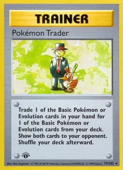 Pokémon Trader card in English