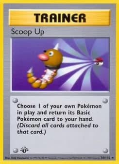 Scoop Up card in English