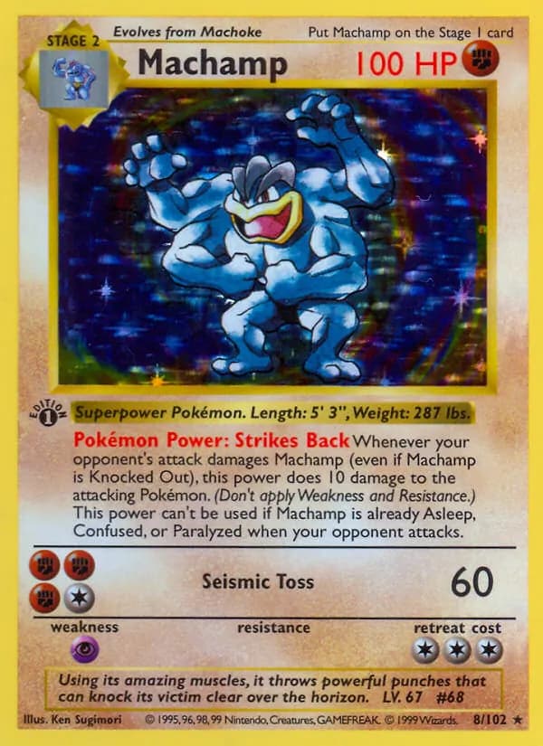 Machamp card in English