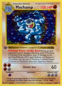 Machamp card in English