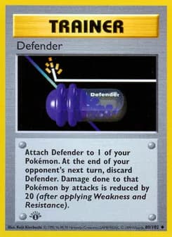 Defender card in English