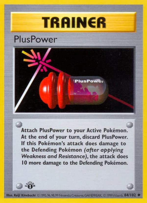 PlusPower card in English