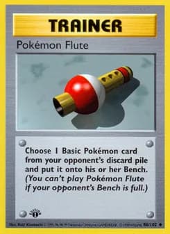 Pokémon Flute card in English