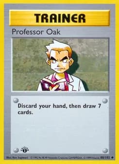 Professor Oak card in English