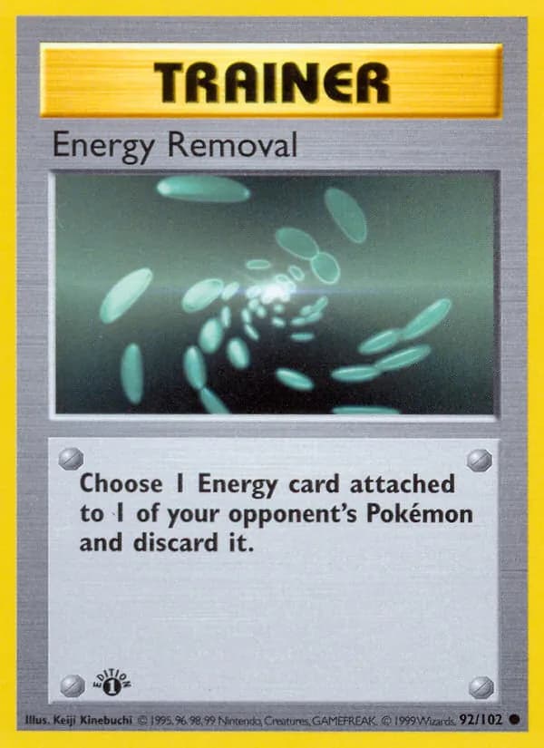 Energy Removal card in English