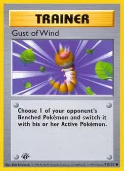 Gust of Wind card in English
