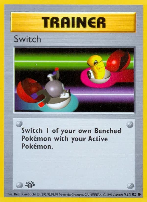 Switch card in English