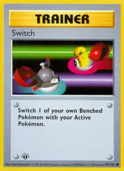 Switch card in English