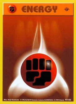 Fighting Energy card in English