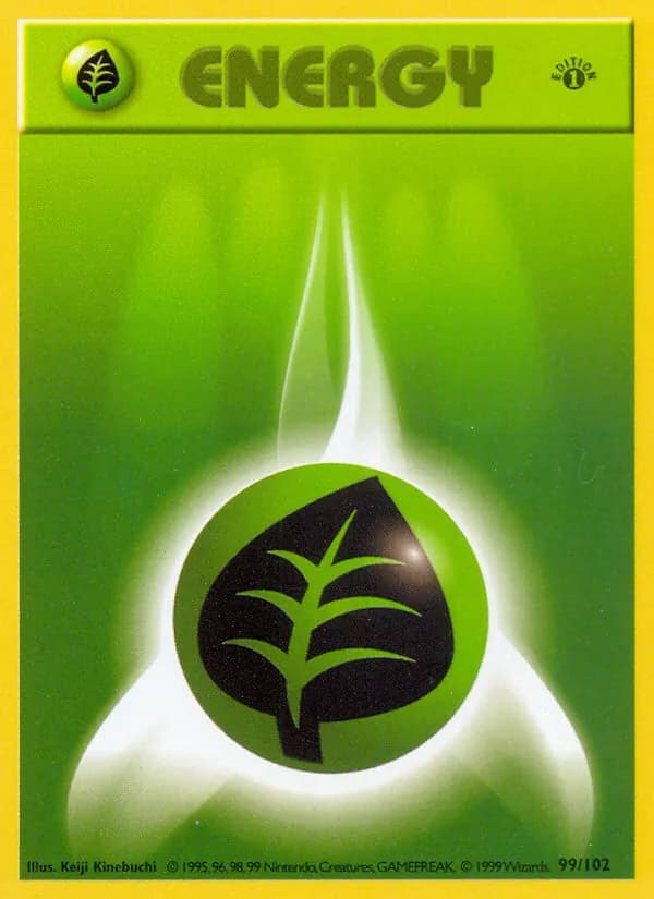 Grass Energy card in English