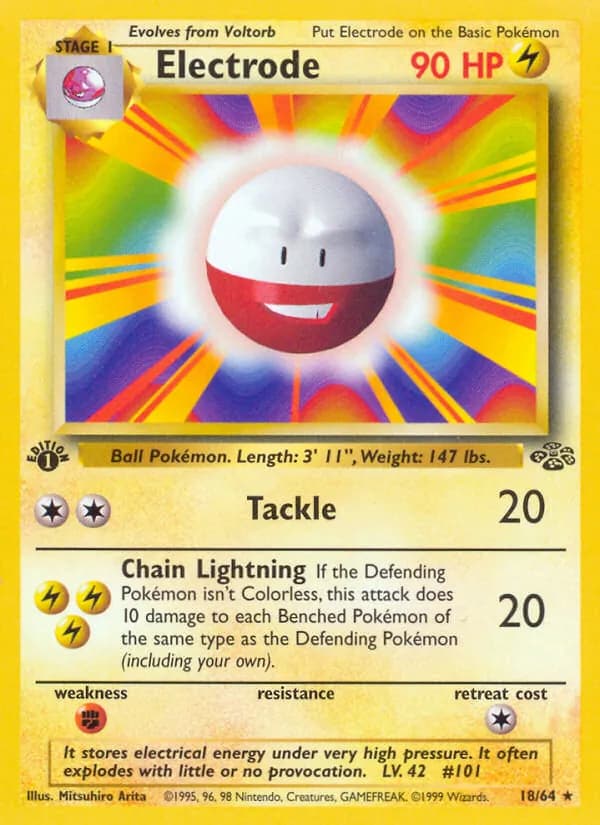 Electrode card in English