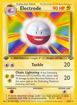 Electrode card in English