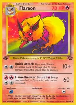 Flareon card in English