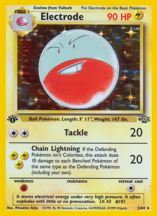Electrode card in English