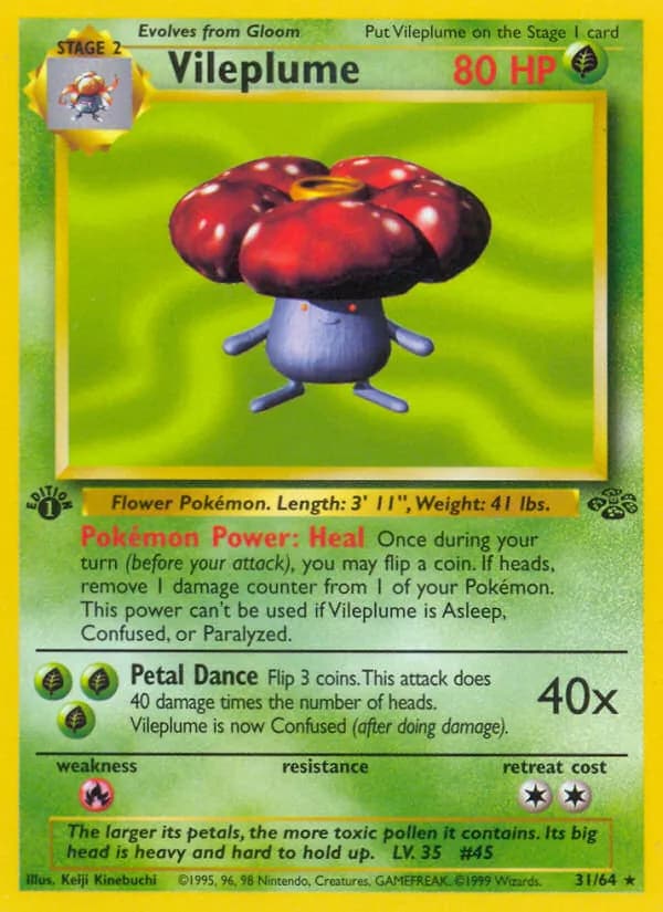 Vileplume card in English