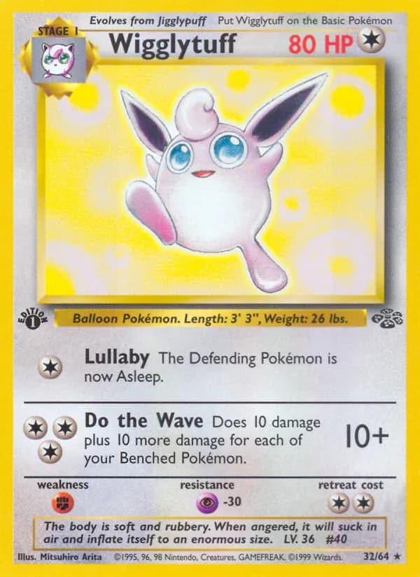 Wigglytuff card in English