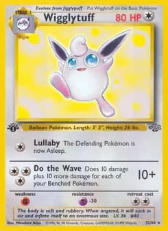 Wigglytuff card in English