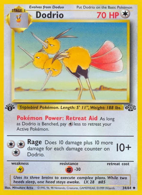 Dodrio card in English